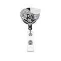 Heart with Ribbon Nurse Badge Clip for nurses and healthcare workers product view 8