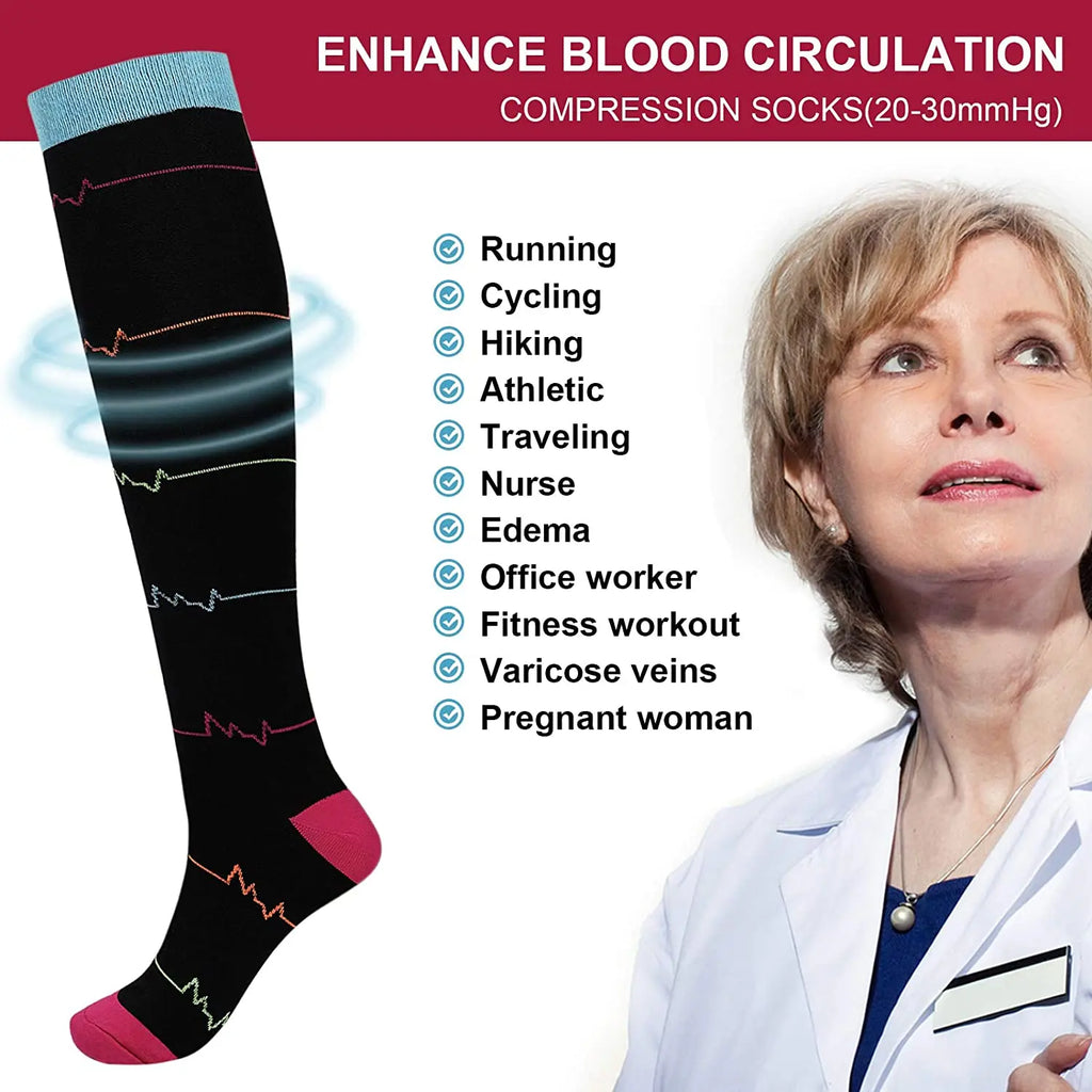 Compression Sock Value Pack for nurses and healthcare workers product view 2