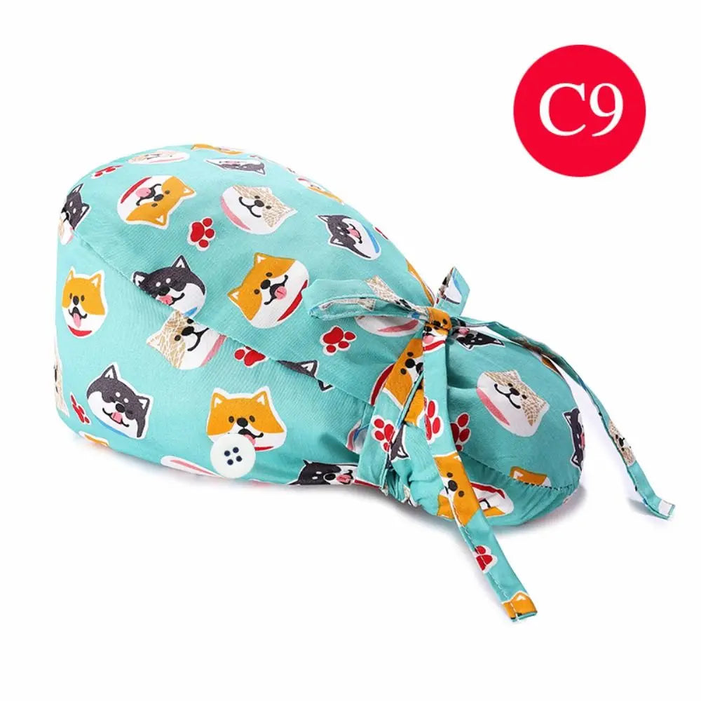Ponytail Scrub Cap for nurses and healthcare workers product view 20