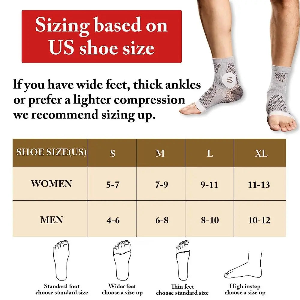 Compression Ankle Support Socks for nurses and healthcare workers product view 6