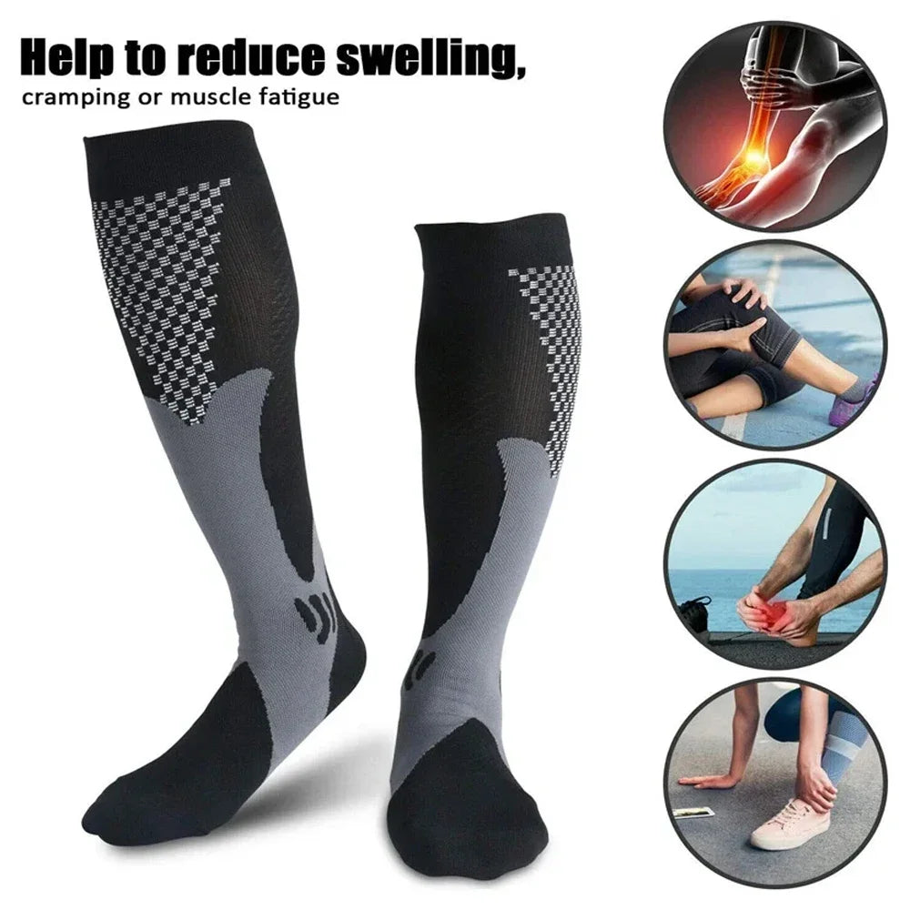Wide Calf Compression Socks (20–30 mmHg) for nurses and healthcare workers product view 3