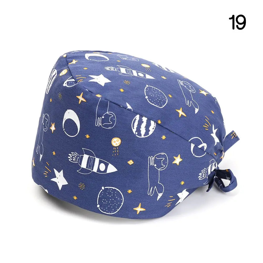 Ponytail Scrub Cap for nurses and healthcare workers product view 28