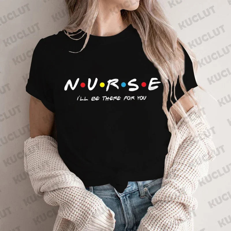 Nurse Life Graphic Tee for nurses and healthcare workers product view 3
