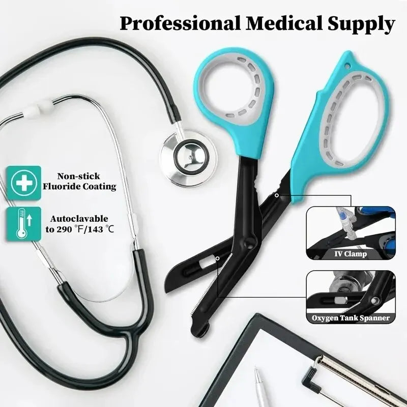 Premium Fluoride-Coated Trauma Shears for nurses and healthcare workers product view 4