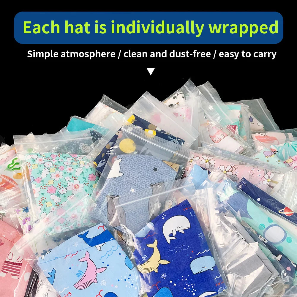 Printed Scrub Cap for nurses and healthcare workers product view 5