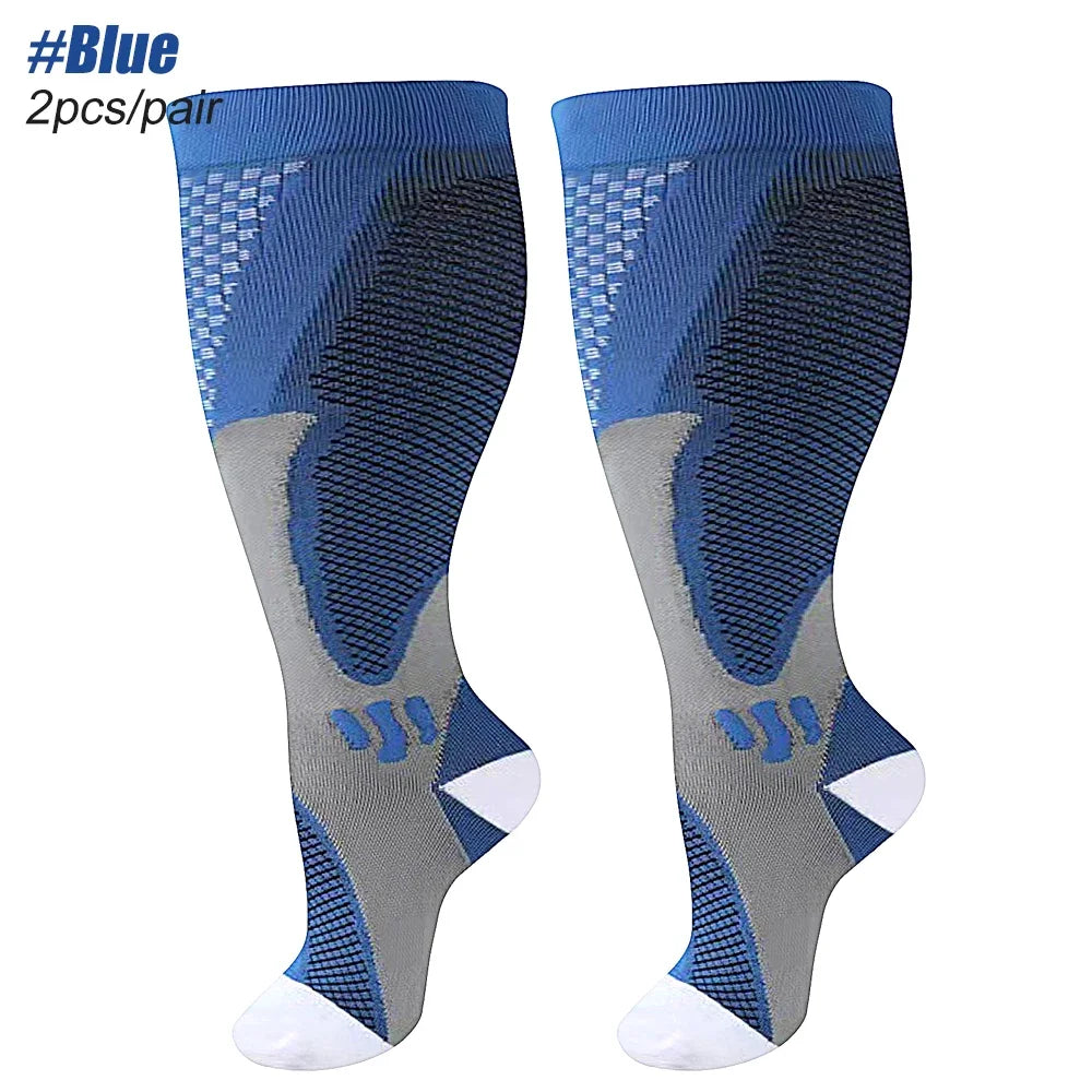Wide Calf Compression Socks (20–30 mmHg) for nurses and healthcare workers product view 9