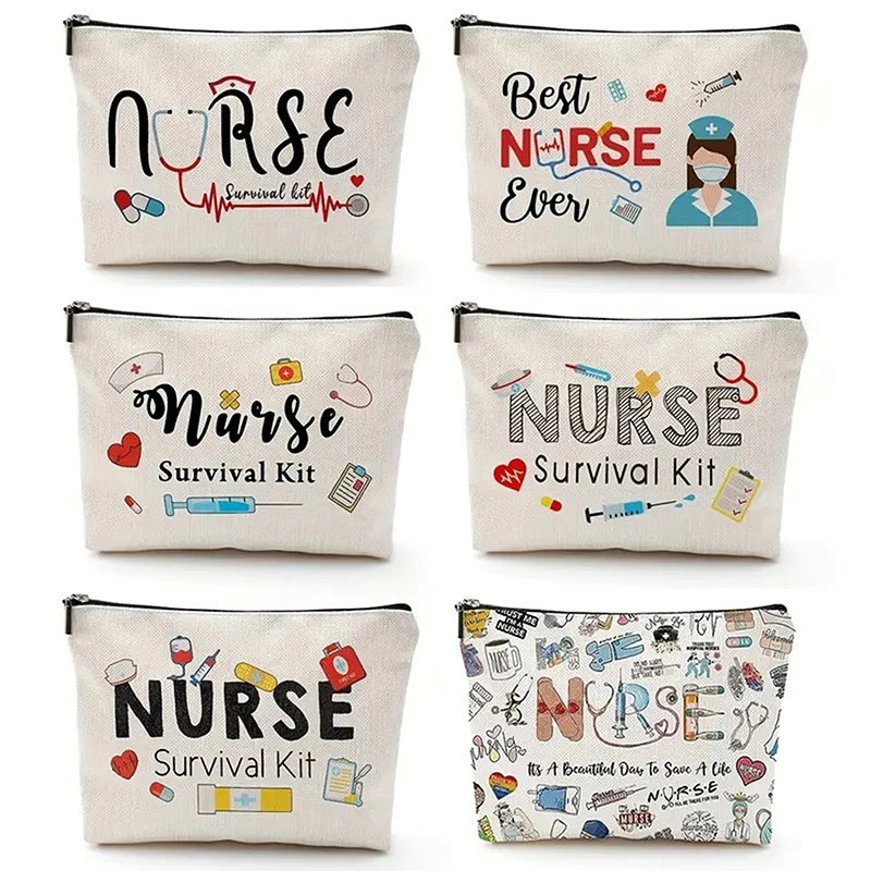 Nurse Survival Kit Zipper Pouch for nurses and healthcare workers