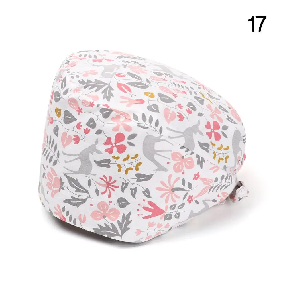 Ponytail Scrub Cap for nurses and healthcare workers product view 22