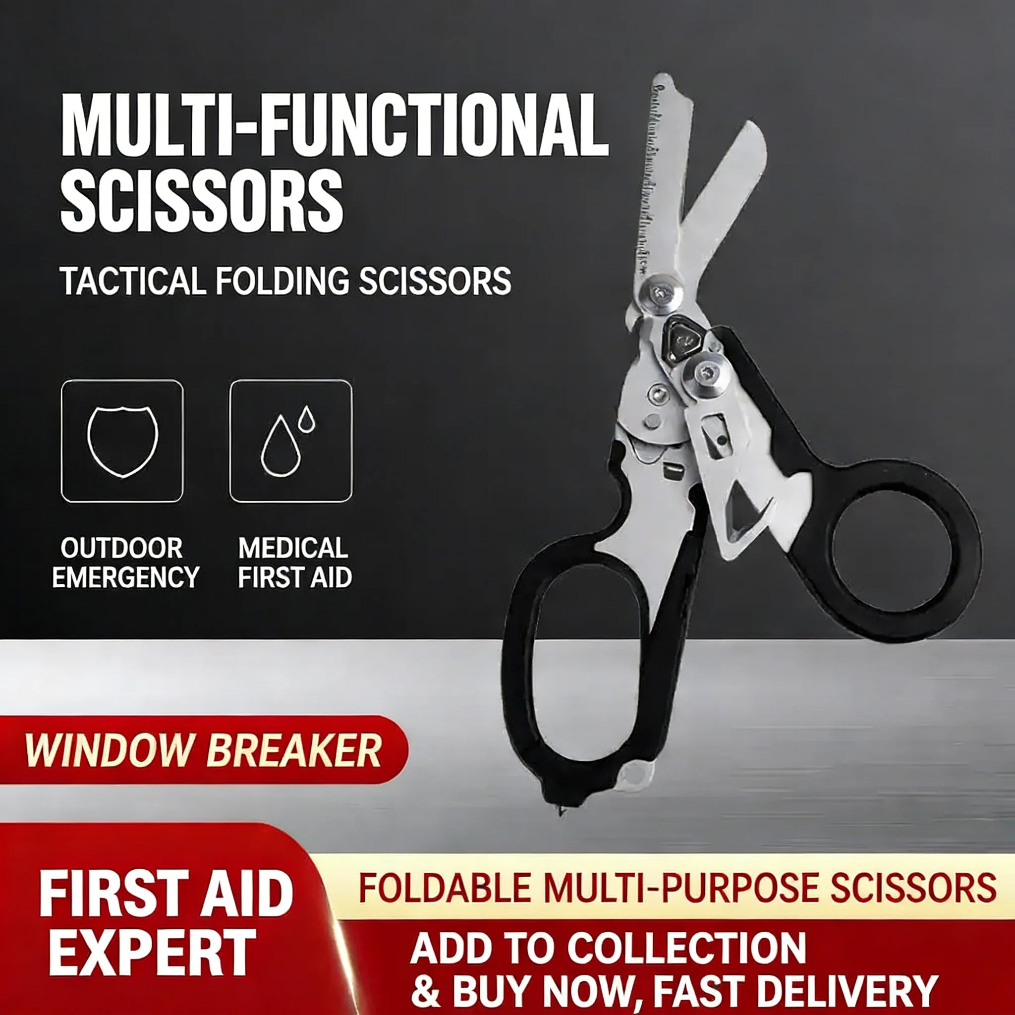 Professional Trauma Shears for nurses and healthcare workers