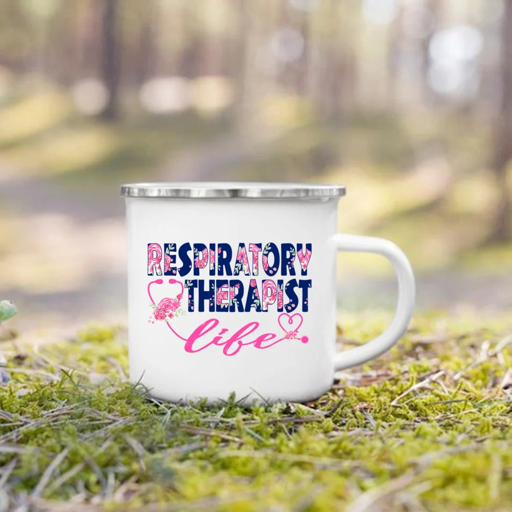 Nurse Life Enamel Camp Mug for nurses and healthcare workers product view 22