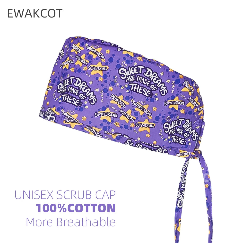 Neuro Collection Brain Anatomy Scrub Cap for nurses and healthcare workers product view 15