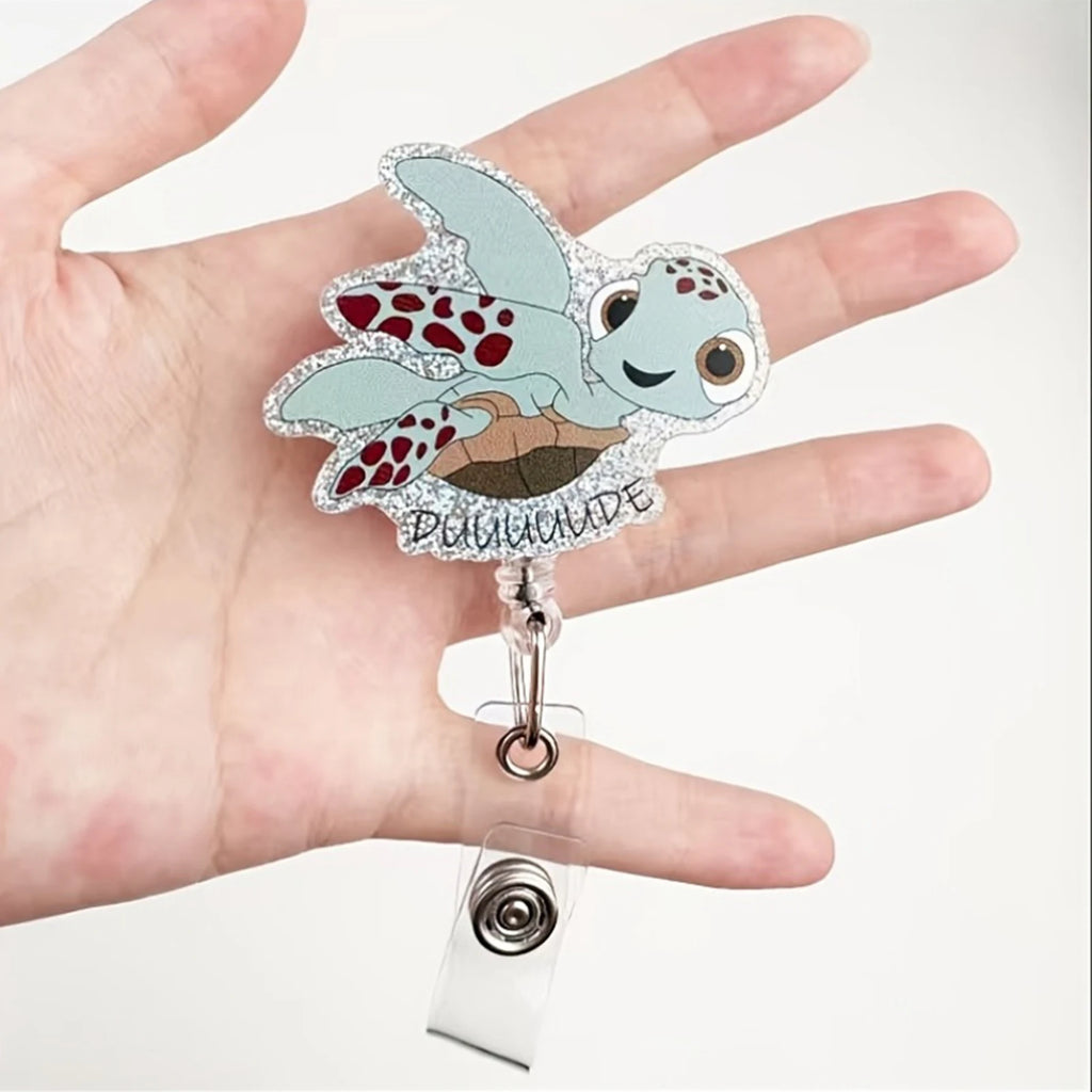 Sea Turtle Nurse Badge Reel for nurses and healthcare workers