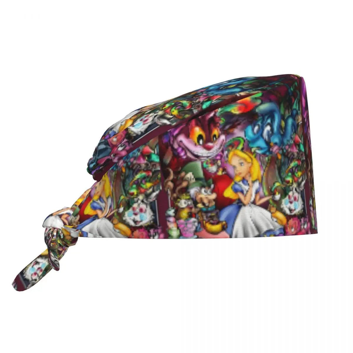 Cheshire Cat Surgical Scrub Cap for nurses and healthcare workers product view 27