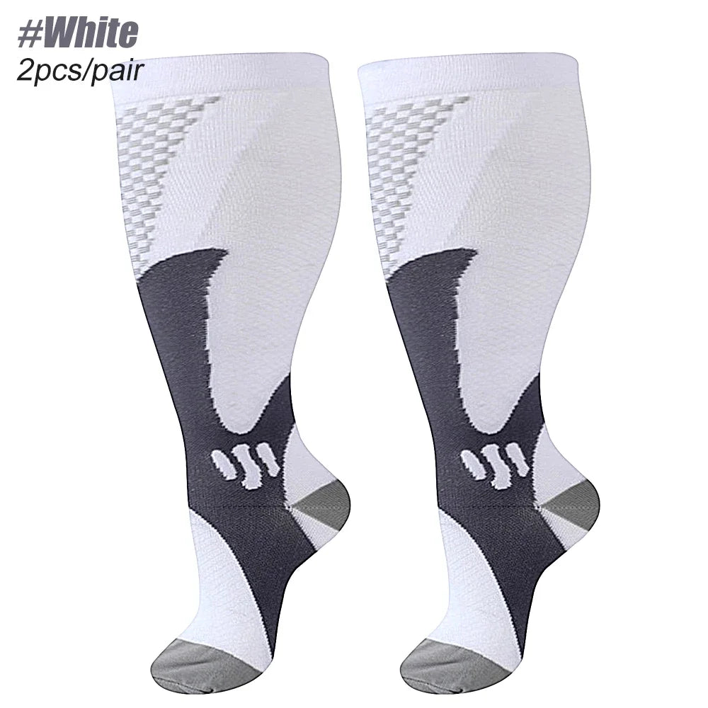 Wide Calf Compression Socks (20–30 mmHg) for nurses and healthcare workers product view 7