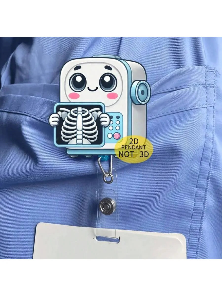 Designer Badge Reel for nurses and healthcare workers product view 7
