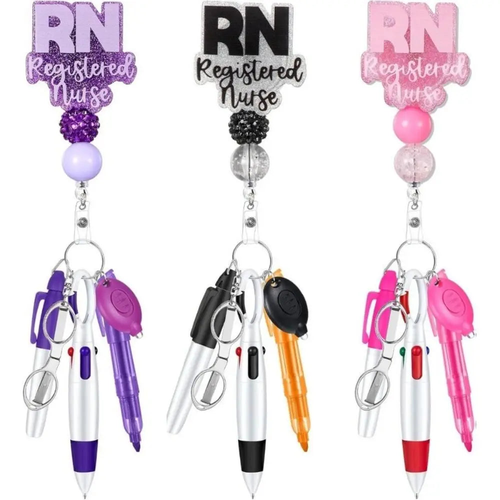 Badge Reel Pen for nurses and healthcare workers