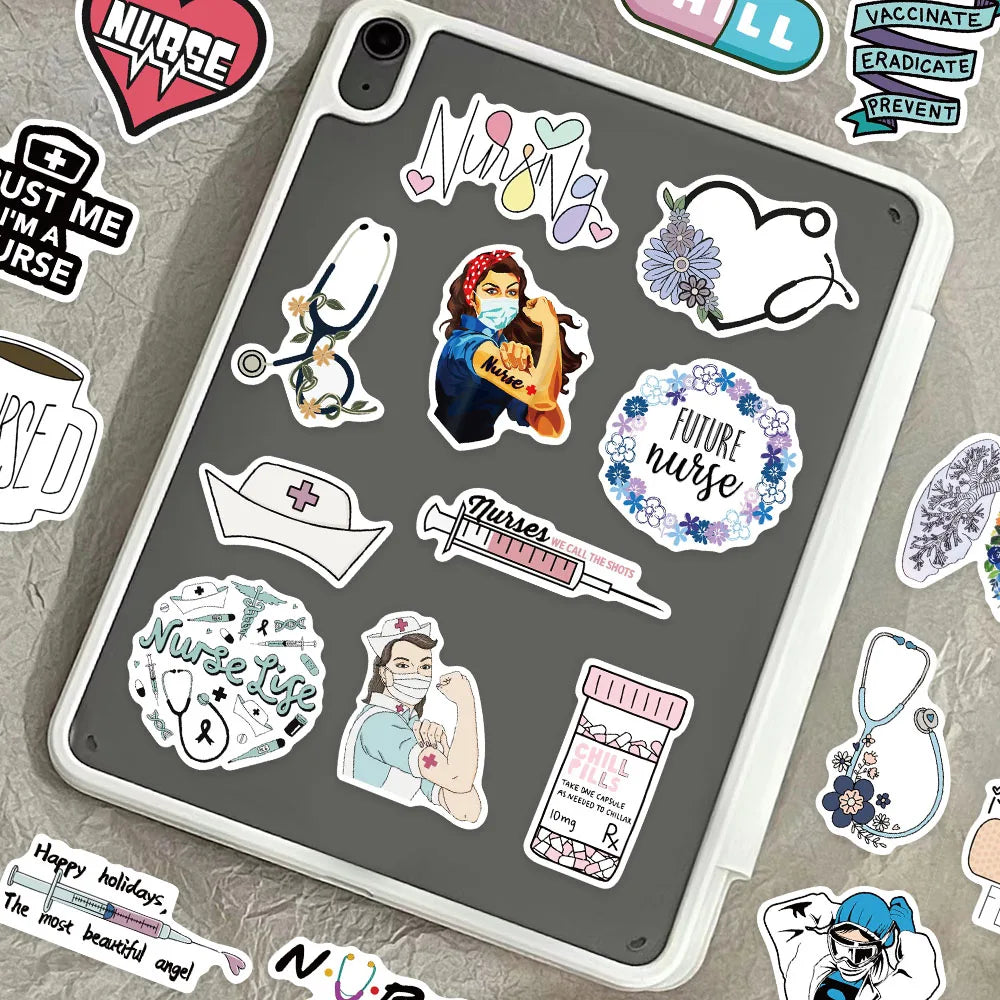 Nurse Life Sticker Pack (50-Piece) for nurses and healthcare workers product view 6