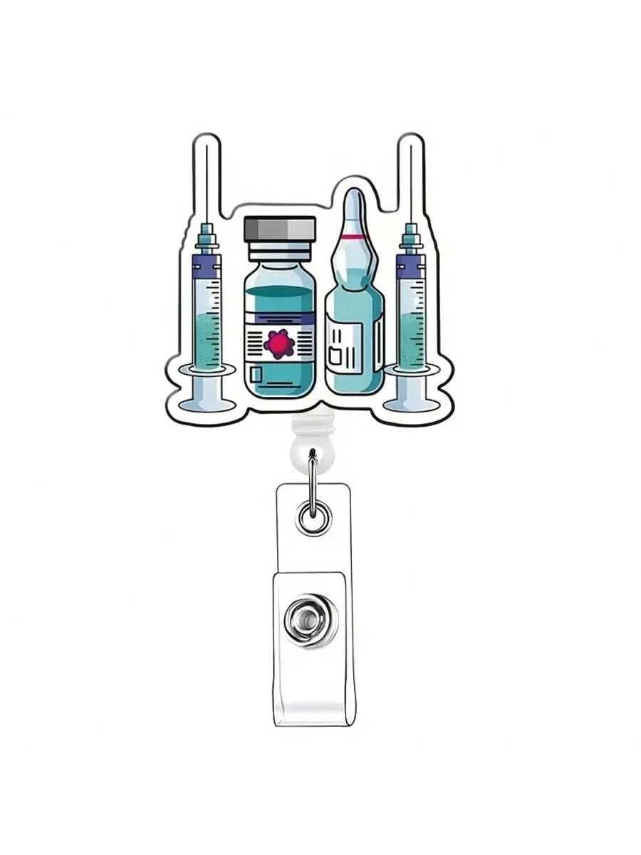 Designer Badge Reel for nurses and healthcare workers product view 13