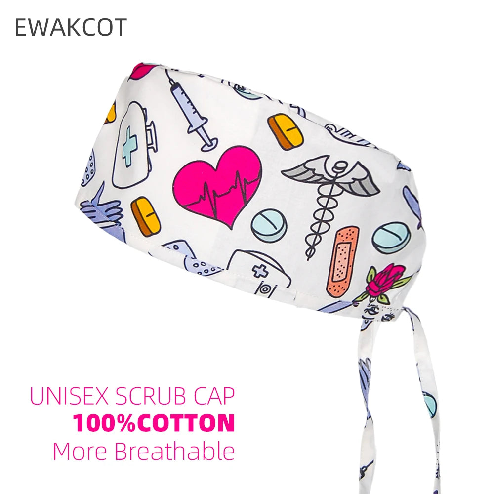 Neuro Collection Brain Anatomy Scrub Cap for nurses and healthcare workers product view 16
