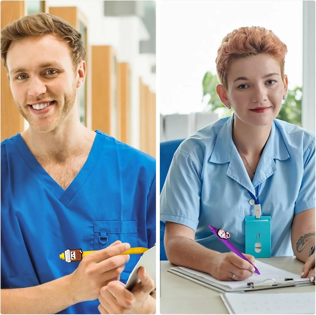 Medical Icon Nurse Pen Set (12-Pack) for nurses and healthcare workers product view 6