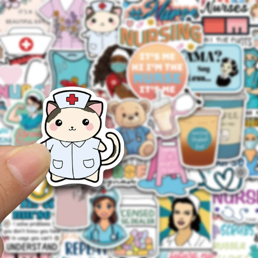 Nurse Life Sticker Pack (50 pcs) for nurses and healthcare workers product view 2