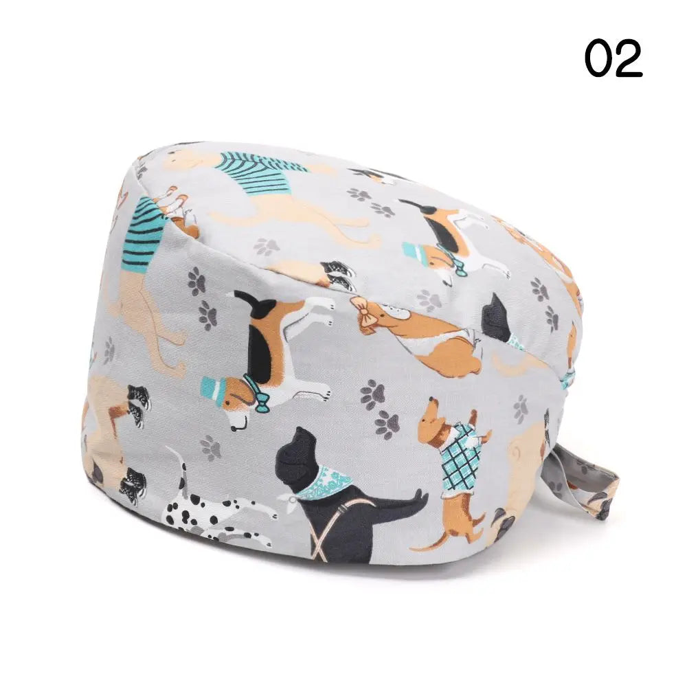 Ponytail Scrub Cap for nurses and healthcare workers product view 35