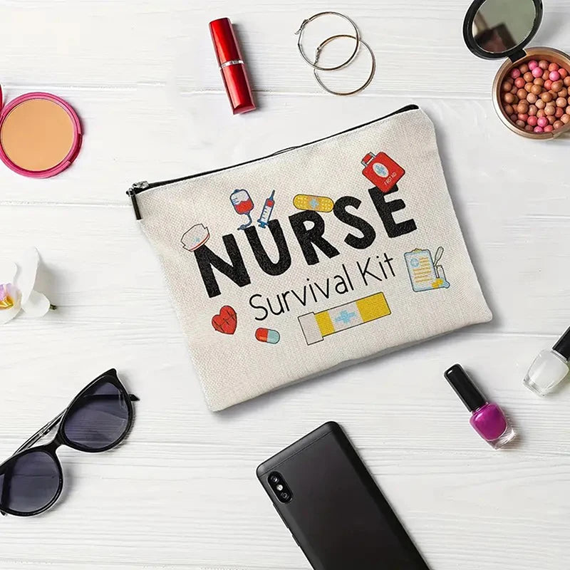 Nurse Survival Kit Zipper Pouch for nurses and healthcare workers product view 2