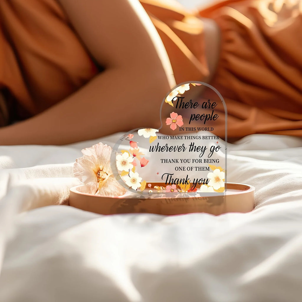 Personalized Nurse Appreciation Heart Plaque for nurses and healthcare workers product view 2