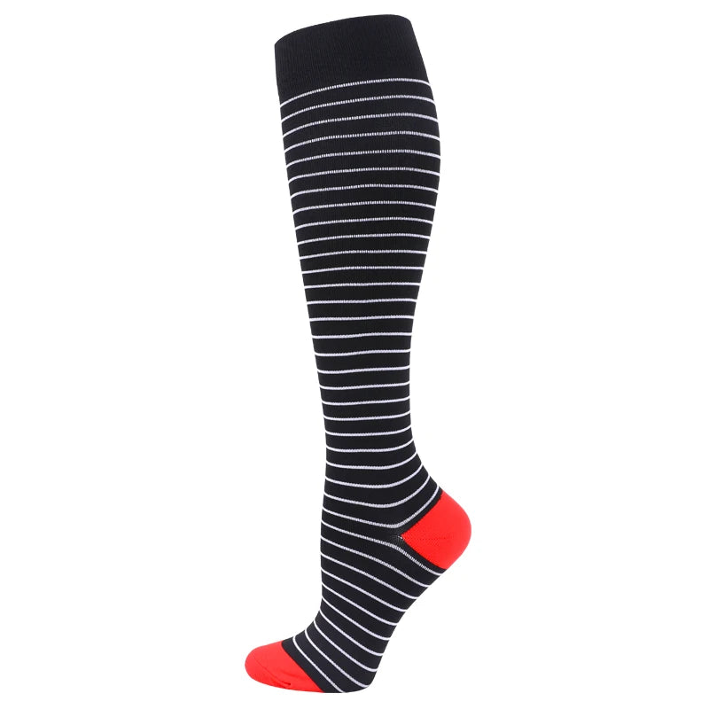 Patterned Compression Socks (20–30 mmHg) for nurses and healthcare workers product view 24