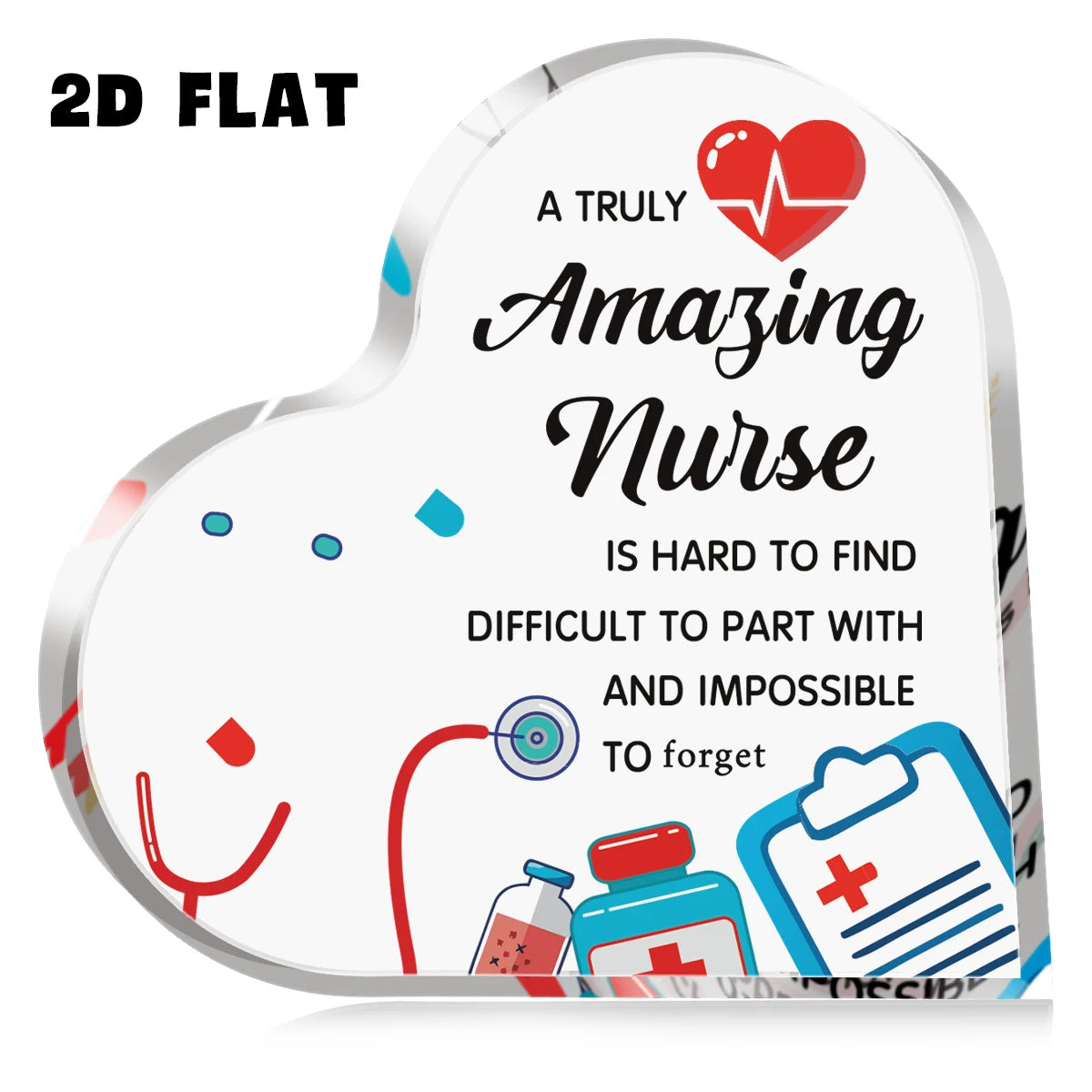 Amazing Nurse Appreciation Desk Plaque for nurses and healthcare workers product view 6