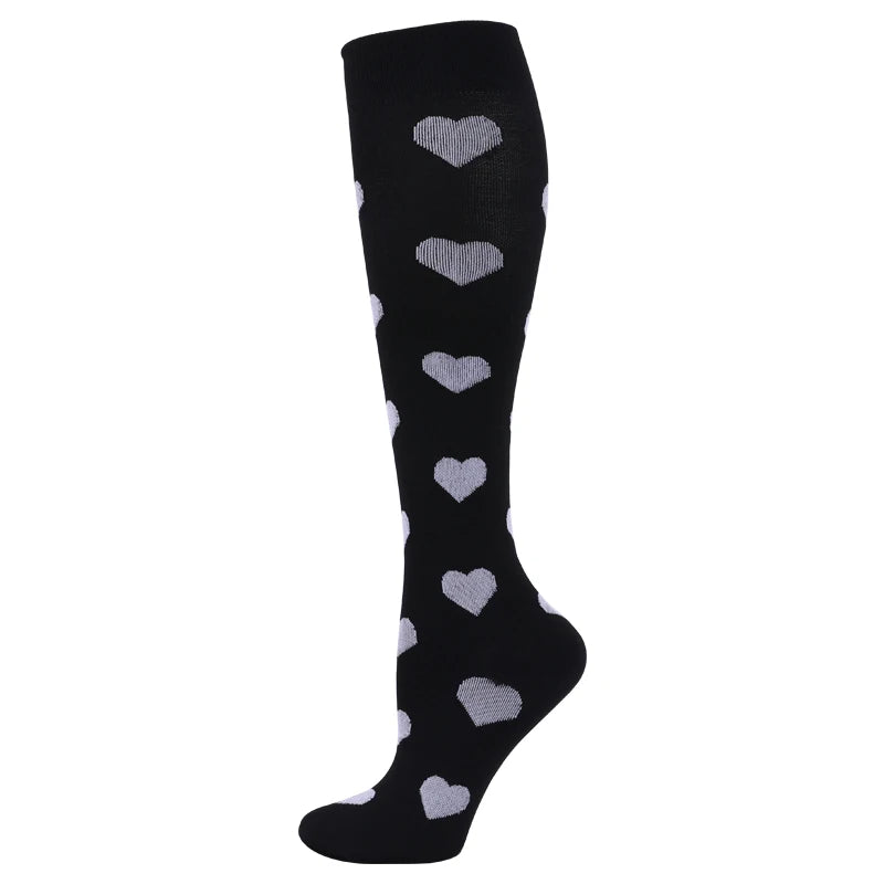Patterned Compression Socks (20–30 mmHg) for nurses and healthcare workers product view 26