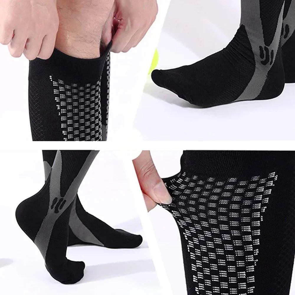 Wide Calf Compression Socks (20–30 mmHg) for nurses and healthcare workers product view 4