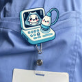 Designer Badge Reel for nurses and healthcare workers product view 10