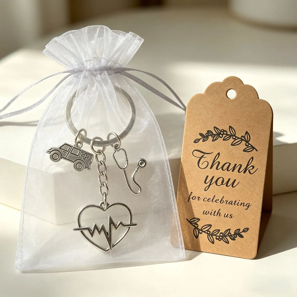 Nurse Appreciation Charm Keychain for nurses and healthcare workers product view 3