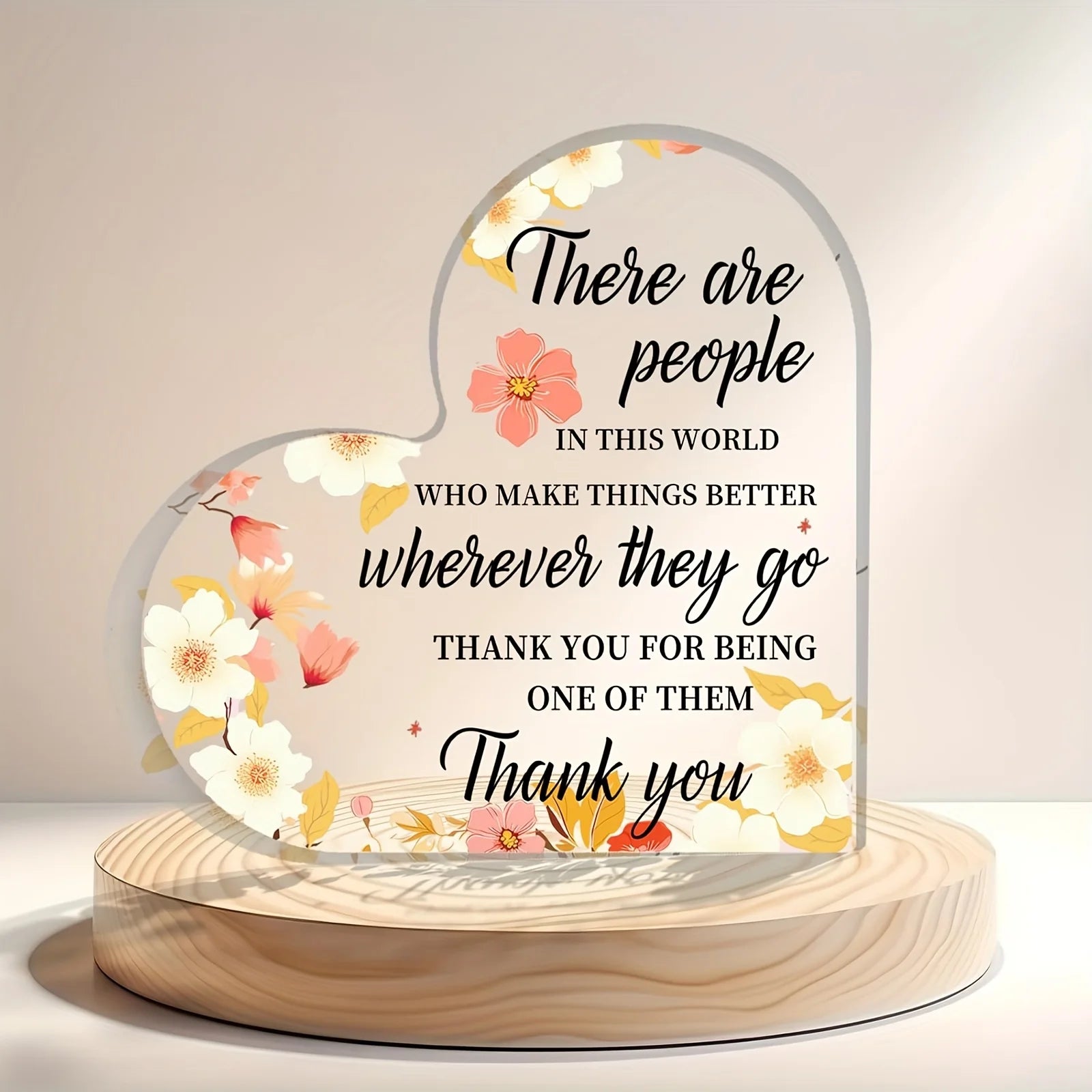Personalized Nurse Appreciation Heart Plaque for nurses and healthcare workers product view 3