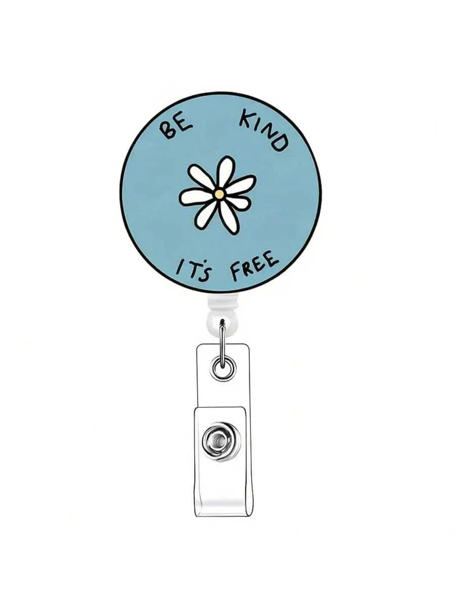 Designer Badge Reel for nurses and healthcare workers product view 5