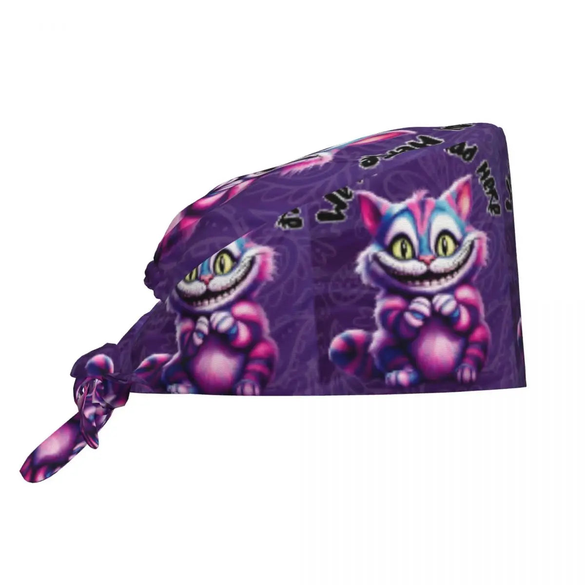 Cheshire Cat Surgical Scrub Cap for nurses and healthcare workers product view 20