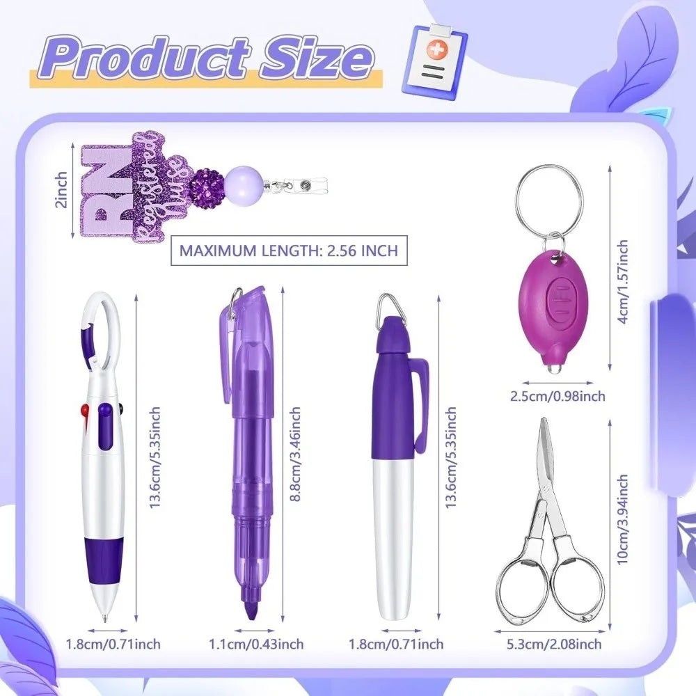 Badge Reel Pen for nurses and healthcare workers product view 6