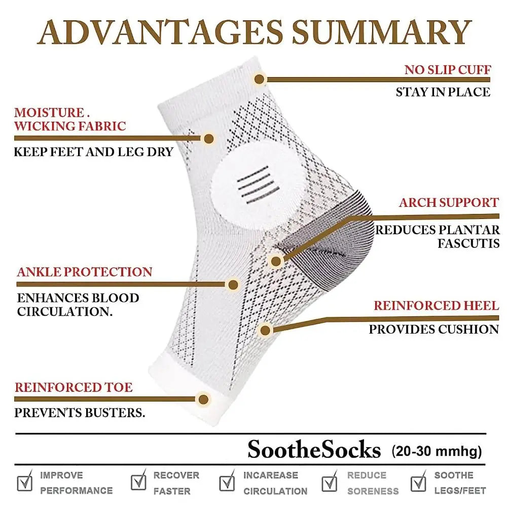 Compression Ankle Support Socks for nurses and healthcare workers product view 5
