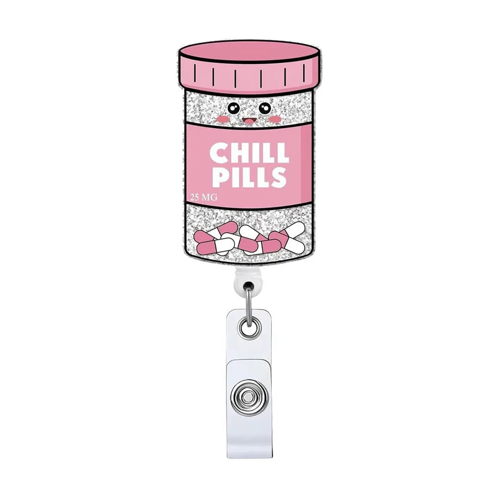 Glitter Badge Reel for nurses and healthcare workers product view 18