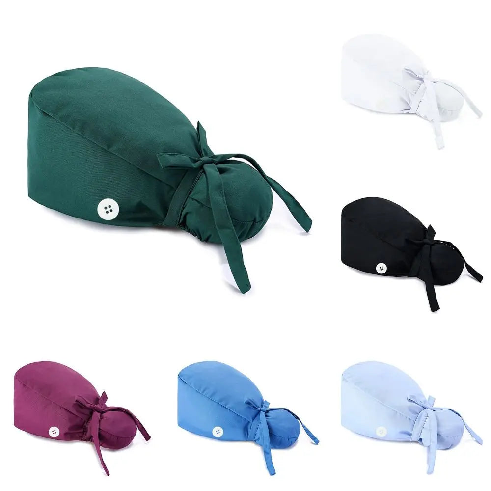 Ponytail Scrub Cap for nurses and healthcare workers product view 4