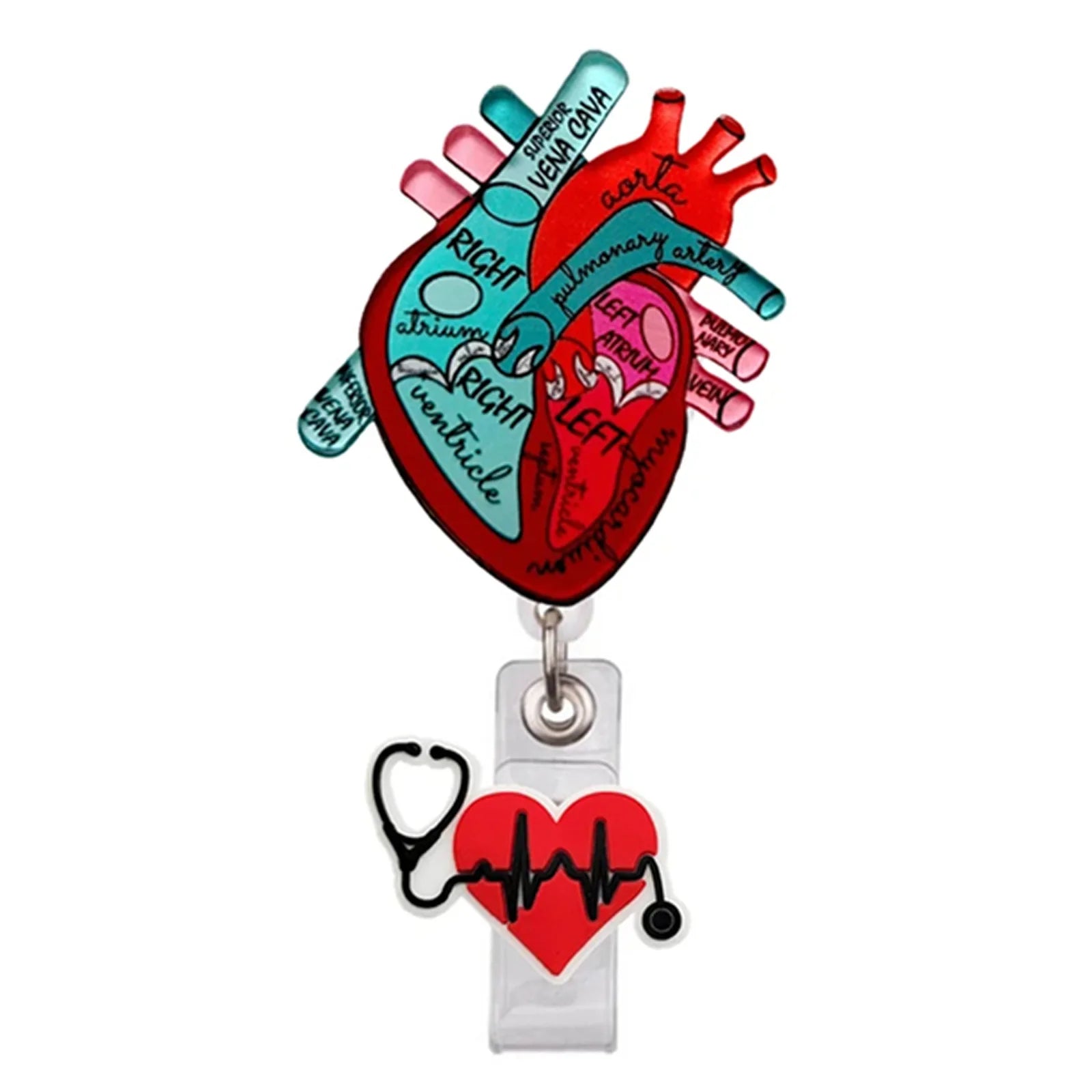 Glitter Badge Reel for nurses and healthcare workers product view 9