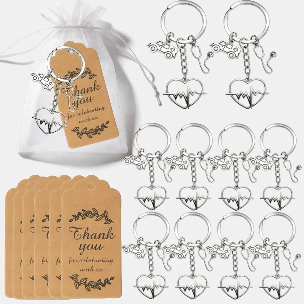 Nurse Appreciation Charm Keychain for nurses and healthcare workers
