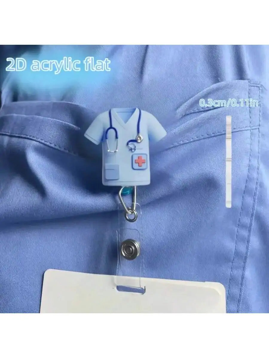 Designer Badge Reel for nurses and healthcare workers product view 6