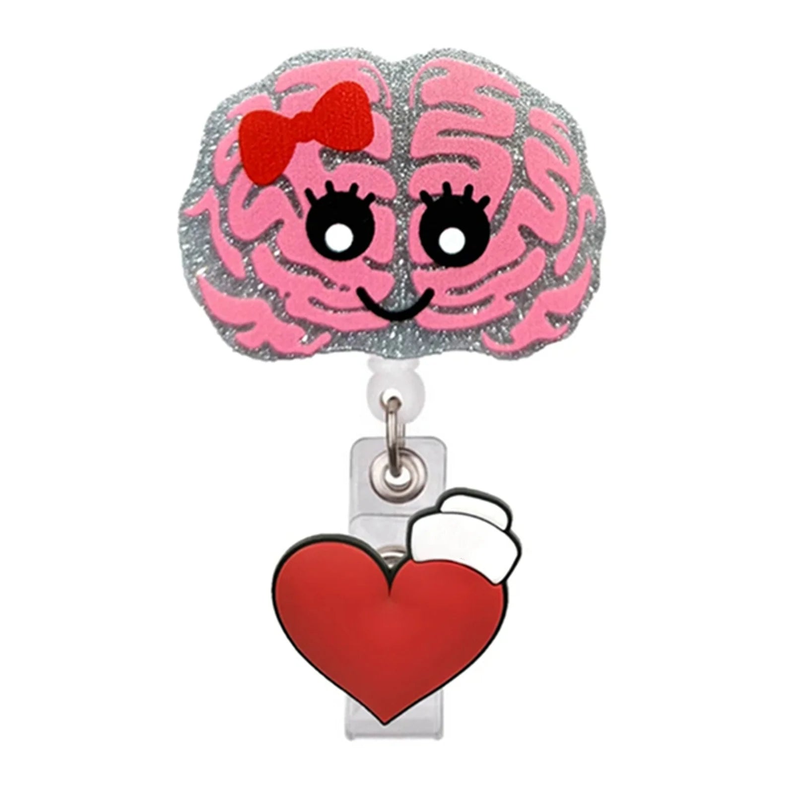 Glitter Badge Reel for nurses and healthcare workers product view 25