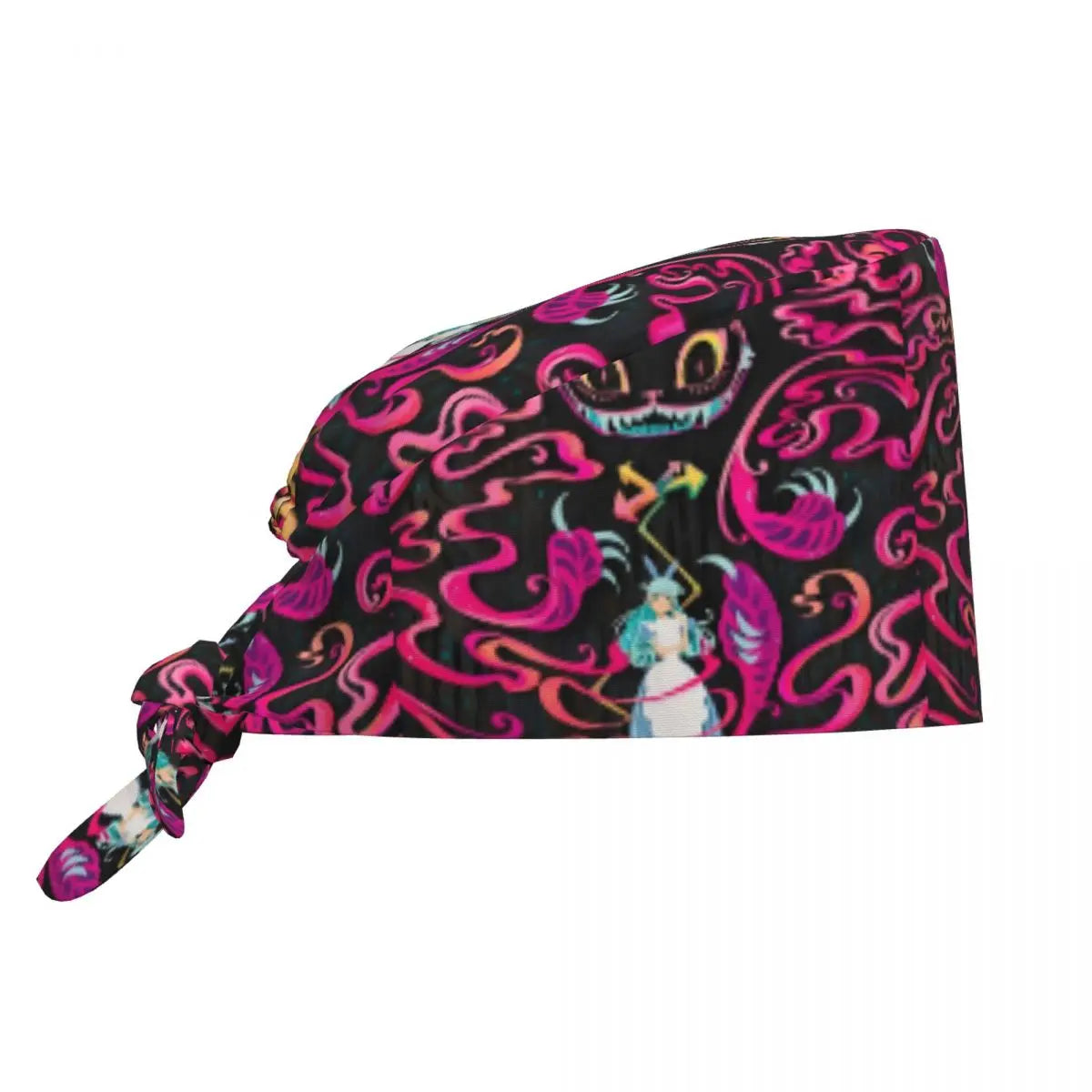 Cheshire Cat Surgical Scrub Cap for nurses and healthcare workers product view 14