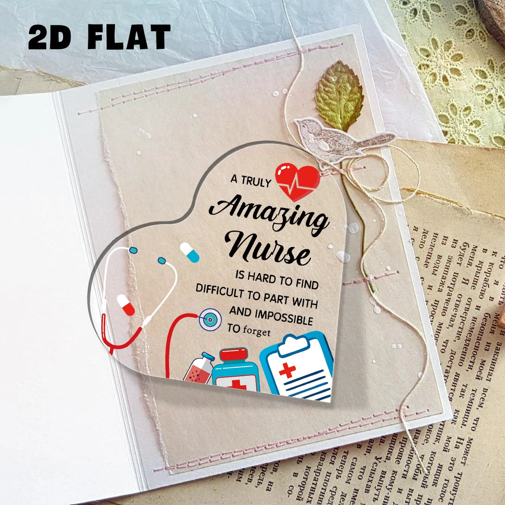 Amazing Nurse Appreciation Desk Plaque for nurses and healthcare workers product view 2