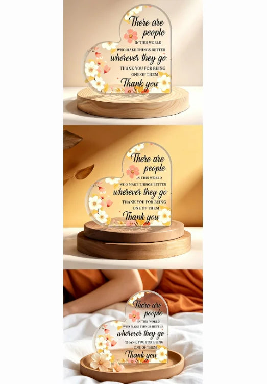 Personalized Nurse Appreciation Heart Plaque for nurses and healthcare workers