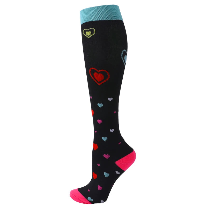 Patterned Compression Socks (20–30 mmHg) for nurses and healthcare workers product view 11