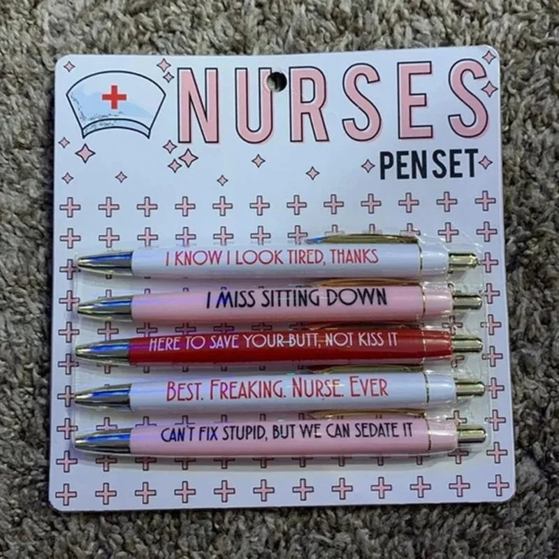 Inspirational Nurse Pen Set (5-Pack) for nurses and healthcare workers product view 4